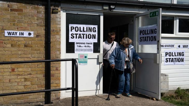 UK polling station